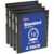 Avery® Standard View 3 Ring Binders, 0.5″ Round Rings, 4 Black Binders