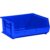 Aviditi BINP1516BAVI Plastic Stack/Hang Storage Bin Containers, 14-3/4″ x 16-1/2″ x 7″, Blue, Pack of 6, for Organizing Homes, Offices, Garages and Classrooms