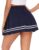 Avidlove Womens Pleated Skirt High Waisted School Girl Skirts Navy Blue Pleated Skirt(Navy Blue,XS)