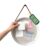 Avilia – Cork Board Round Diameter 39 cm, Photo Memo Board and Moodboard – Natural Cork Board for Office and Room, Modern Design with Pins Included, Easy Assembly