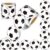 AWEELON 65Ft Soccer Bulletin Board Borders