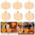 AWIZOM 6 Pcs Pumpkin Wooden Cutout 5.91 Inch Unfinished Thanksgiving Signs