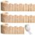AWIZOM 99 Ft Light Wood Bulletin Board Borders Rustic Scalloped Trim Decor