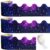 AWIZOM 99Ft Starry Sky Bulletin Board Border Dark Star Scalloped Trim Decor