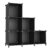 AWTATOS Closet Organizers and Storage, 6 Cube Storage Organizer, Black