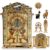 Awwwvora 3D Wooden Puzzle Egyptian Mummy Temple, Mini Mechanical Fridge Magnet & Desk Decor, Easy Assembly DIY Craft Kit for Teens & Adults Age 14+, Ancient Egypt Gift & Room Aesthetics