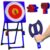 Axe Throw Target Game, 2-in-1 Axe Throw & Lawn Dart Combo Backyard Game Set with 8 Long-handled Flying Axe & 8 Six-star Dart, Large Target Area Design for Family Parent-child, Office Stress Relief