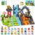 Axirata 208 PCS Magn-etic Building Blocks, Magn-etic Block Building Cubes Set for Kids Toddlers Ages 3+, STEM Sensory Toys Mag-net Tiles Birthday Gifts for Boys and Girls Age 3 4 5 6 7 8 9 10 11 12+