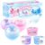 Axolotl Slime Kit 3 Pack – Pink Clear Slime, Butter & Cloud Slime for Kids Ages 8-12, Soft & Stretchy Sensory Toys, Party Favors, Goodie Bag Stuffers, Birthday Gifts for Girls and Boys