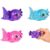 Axolotl Squishy Fidget Squeeze Toy, Cute Glitter Stress Relief Toy, Sensory Stress Ball for Anxiety Relief, Crebloxinn Soft Squishy Toy for Kids and Adults(3Pack)