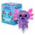 Axolotl Squishy Stress Ball, Soft TPR Slow Rising Squeeze Toy, Cute Axolotl Fidget Toy for Stress Relief, Anxiety Calming Sensory Toy for Kids Adults(Purple BigEars Axolotl)