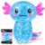 Axolotl Squishy Toy,Glitter Stress Relief Axolotl Toy,Cute Malt Sugar Filled Sensory Fidget Toy for Kids Adults,Axolotl Birthday Party Favors Gifts