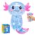 Axolotl Squishy Toy Stress Relief Glitter Fidget,Cute Long Tail Fidget Axolotl Squishy Toy for Kids & Adults, Squishy Gifts Salamander for Party Birthday (Blue)
