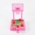 Aymzbd Children Basketball Game Tabletop Machine Mini Basketball Interactive Playset Material Desktop Toy Suitable for Parent Child Activities Home Entertainment, Pink