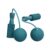 Aymzbd Weighted Jump Rope Cordless Classic Exercise Rope Steel Bearing System Enlarged Training Balls Foam Handle Suitable for indoor fitness outdoor workouts home cardio routines, Peacock Blue