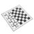AYNEFY Portable Checkers Set, Folding Plastic Board Game with Exquisite Pieces, Ideal for Family Activities and Travel, Size 13×13 Inch
