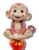 AZ Bows Fun and Lucky Good Luck Bingo Dauber Dobber Topper Replacement Cap Adorable Lucky Chimpanzee Chimp Monkey