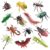 AZIDWERYQ Halloween Bugs 15PCS Realistic Plastic Toys