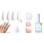 AZUREBEAUTY Warm White Nail Polish 15ml Clear Rubber Base Builder Gel