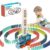 B-Qtech Domino Train Toy Set for Kids – 80pcs, Domino Blocks Set Building and Stacking Toy Creative Kids Games Gift Dominoes for Boys Girls Ages 3-8