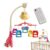 babiesCrib Mobile with Music, Rotating Detachable Sensory Bassinet Pendant
