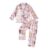 Babieshouse Toddler Girl Halloween Pajamas Set Long Sleeve Shirt Pants Pjs Loungewear (A Ghost Bow-Striped Pink, 3-4 Years)