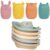 Baby Bath Toys Stackable Boats with Soft Silicone Squirt Water Animal Toys, 9 Pcs Floating Stacking Boat Bathtub Shower Pool Beach Toys for Toddler Kids 1-3