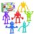 Baby Bath Toys Suction Toy: No Hole Bath Toy for Toddlers – Robot Fidget Suction Cup Toys – Window Building Sensory Toy for Boys Girls Travel Gifts – Travel Essential Road Trip Activities for Kids