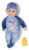 Baby Born Alex Soft Blue Sleepsuit, 36 cm, Fabric Body and Sleeping Eyes, Includes Bottle