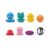 Baby Einstein Ocean Explorers Sea Friends 8 Piece Baby Bath Gift Set, Water Squirters for Boy or Girl Babies and Toddlers, Ages 6 Months and Up