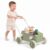 BABY JOY Push & Pull-Along Wagon for Toddlers, Baby Push Walker Pull Toy Cart with Handlebar, Indoor Outdoor Pull & Pull Toys Birthday Gift for Boys Girls Age 3-6 Years Old (Green)
