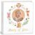 Baby Memory Book – First 5 Years Keepsake Book for Boy or Girl, 120-Page Baby Milestone Journal with 6 Keepsake Folders, Laminated Hardcover, Gold Spiral Binding & Photo Window