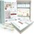 Baby Memory Book w/Keepsake Box & 30 Monthly & Baby First Milestone Stickers – Gender Neutral First Year Scrapbook Journal – Baby Photo Album for Boys