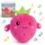 Baby Musical Sensory Toy, Interactive Music Plush Toy, Magic Touch Strawberry Toys, Sensory Learning Educational Kid Toys, Fun Christmas Birthday Gifts for Multiplayer Interaction (Rosy Strawberry)