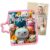 Baby’s My First Family Album Baby Photo Albums Soft Photo Cloth Book with Baby-Safe Mirror Holds 17 4×6 Photos for Newborns, Toddlers, Baby Shower
