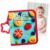 Baby’s My First Family Album Baby Photo Albums Soft Photo Cloth Book with Baby-Safe Mirror Holds 17 4×6 Photos for Newborns, Toddlers, Baby Shower