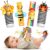 Baby Toys 0-6 6-12 Months, Baby Wrist Rattle Socks and Foot Finder Set, Infant Hand & Foot Development Sensory Rattle Toys, Baby Shower Gifts for Newborn Boys Girls