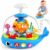 Baby Toys 6-12-18 Months: Tummy Time Press & Spin Musical Light Up Toy