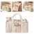 Baby Woodland Diaper Caddy Organizer – Large Capacity Multi-Pocket Diaper