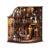 Bacchus Bookstore DIY Book Nook Miniature House Kit 3D Puzzle
