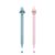 Back2Fun – Erasable Ballpoint Pen Gel Ink Ball Set Animal Head 0.7mm Tip Fun Set Blue Pink Ink Narval Unicorn