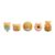 Back2Fun – Set of 5 Decorative 3D Bear Pins Resin Push Pins for Cork School Supplies Kawaii Back to School Desk Accessories