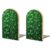 Background St Patrick’s Day Glitter Wooden Bookends for Shelves 1 Pair