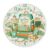 Backpack Wall Clock, Educational Playful Books Pencils Back to Campus Green Silent Wall Clock for Kitchen Dining Room Apartment Dorm Room Decor 11.6×11.6 Inches