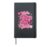 Back to School 2nd Grade Girls Pink Leopard Bow Hardcover Journal, Black