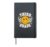 Back to School 3rd Grade Retro Smile Face Kids Hardcover Journal, Black