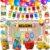 Back to School Decorations, 45pcs Banner Backdrop Hanging Swirls Balloons