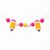 Back to School Garland 31.9in Felt Pencil Garland for Classroom Decorations, 3D Pencil Felt Ball Banner with 2 Pencils & 7 Balls, Pre-Assembled Hanging Decor for Teacher Desk, Mantel, Wall