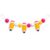 Back to School Garland 33.1in Felt Pencil Garland for Classroom Decorations, 3D Pencil Felt Ball Banner with 3 Pencils & 7 Balls, Pre-Assembled Hanging Decor for Teacher Desk, Mantel, Wall