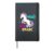 Back To School Unicorn Hello Kid First Day of Third grade Hardcover Journal, Black